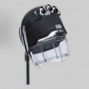 Сушуар для парикмахера фирмы CERIOTTI  на напольном штативе, с регулятором скорости, температуры и таймером, чёрный, 1010W.