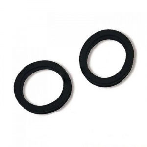 Кольцо для ножниц пластмассовое, чёрное.