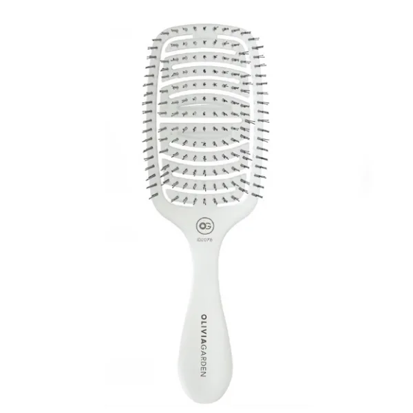 МАССАЖНАЯ ЩЕТКА ESSENTIAL CARE FLEX FINE HAIR BRISTLES ICE WHITE ДЛЯ ТОНКИХ ВОЛОС (белая)