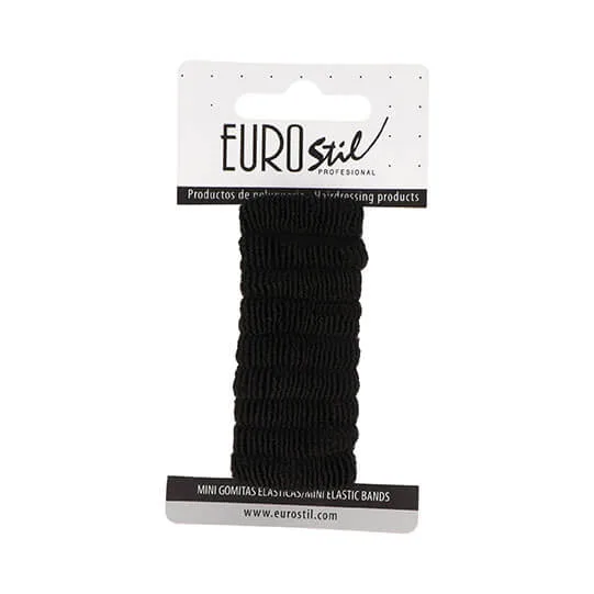 CARD 9 HAIR MINI ELASTICS BLACK - РЕЗИНОЧКИ ДЛЯ ВОЛОС