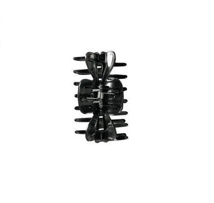 SECTIONING CLIPS, 2 PCS., APPROX. 6 CM, BLACK - ЗАЖИМЫ ДЛЯ ВОЛОС
