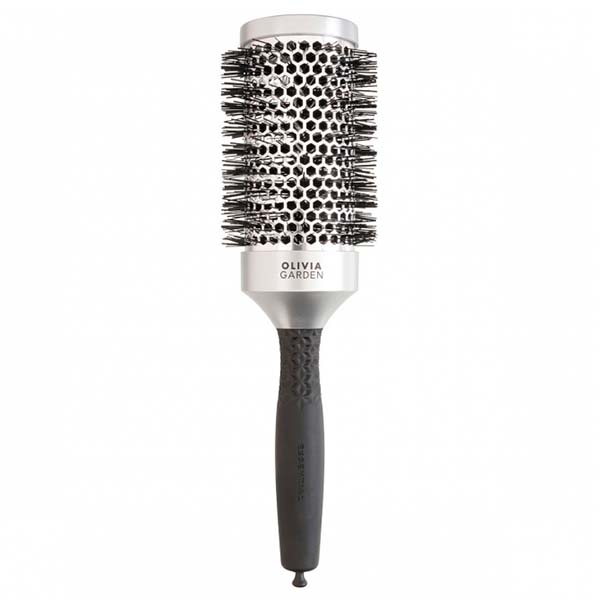 Olivia Garden Essential Blowout Classic Silver 55 - термобрашинг для волос серебристый, 55 мм.