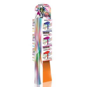 Напольный дисплей для инструментов "BABYLISS PRO 4ARTISTS", металлический с 5 отверстиями и встроенным удлинителем.