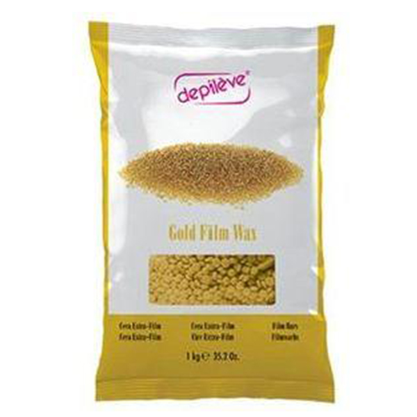 Био-Воск бесполосочный гранулированный "ЗОЛОТОЙ" экстра-вязкий,  1000гр.