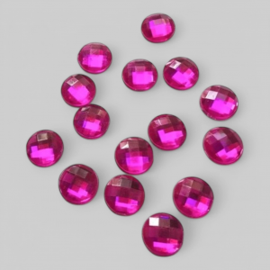 Стразы круглые, цвет "фуксия", 1440 шт., диам.1,75 мм
