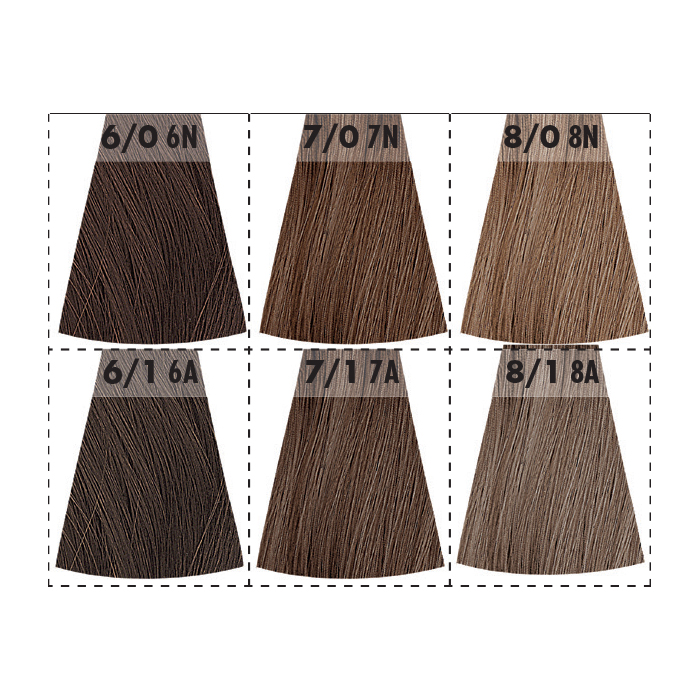 La Biosthetique Tint & Tone Advanced 6/0 - краска для волос, цвет "тёмно-русый", 90 мл.