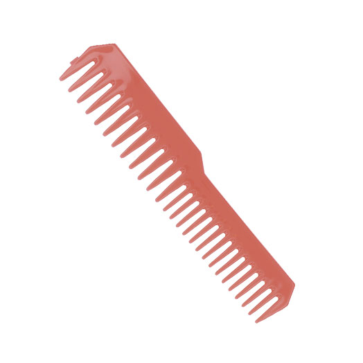 Расческа ступенчатая, в ассортименте, длина 18см