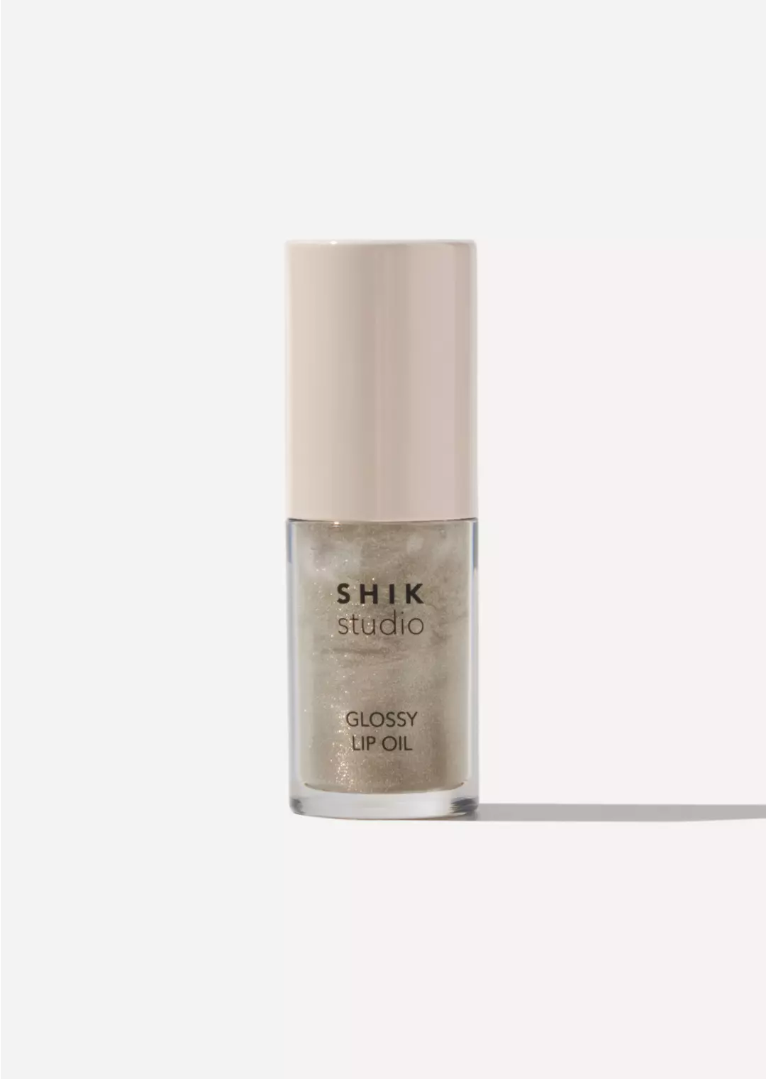 Масло-блеск для губ 04 brilliant прозрачный с шиммером ShikStudio / Glossy lip oil 04 brilliant Shik