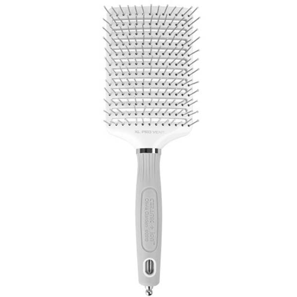 Olivia Garden Ceramic + Ion Xl Pro Vent - массажная щётка белая, 20 см. 