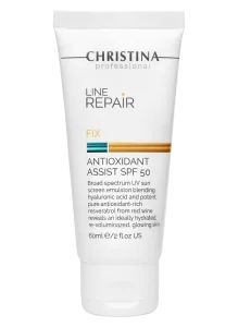 LINE REPAIR-FIX-ANTIOXIDANT ASSIST SPF-50-АНТИОКСИДАНТНЫЙ КРЕМ-ФЛЮИД SPF-50