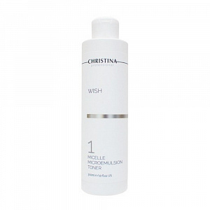 Wish - 1 Micelle Microemulsion Toner - Микроэмульсионный тоник с мицеллой, шаг 1, 300мл.
