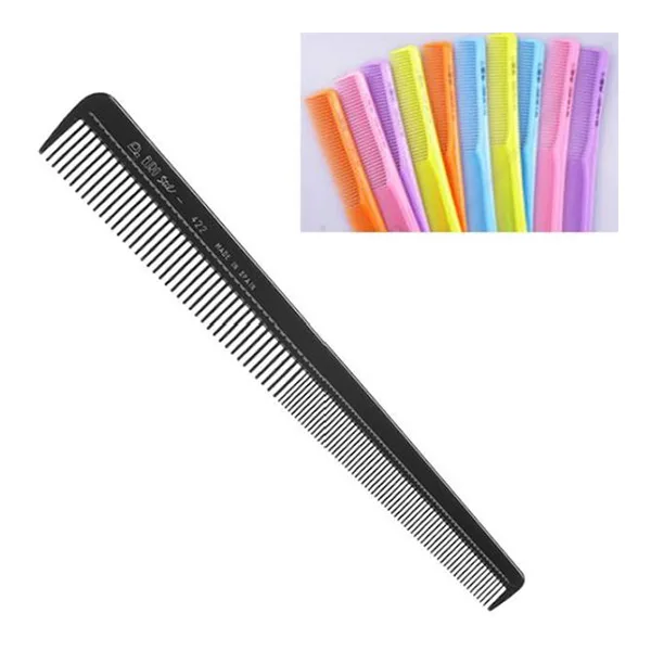 BARBER COMB COLOURS 18 CM - РАСЧЕСКА ПАРИКМАХЕРСКАЯ