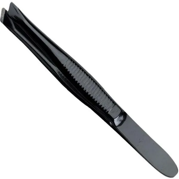 ПИНЦЕТ КОСМЕТОЛОГИЧЕСКИЙ - TWEEZERS - BLACK