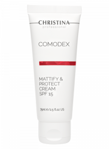 CHRISTINA Comodex Mattify & Protect Cream SPF 15 - матирующий защитный крем SPF 15, 75 мл.