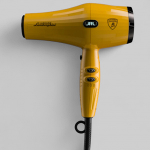 FORTE PRO LITE HAIR DRYER, YELLOW-ФЕН ДЛЯ ВОЛОС "JRL FORTE PRO LITE" 2400W, с улучшенным DC мотором, с логотипом LAMBORGHINI, с функцией ионизации, LED индикатор, 2 режима температуры и скорости, цвет желтый 