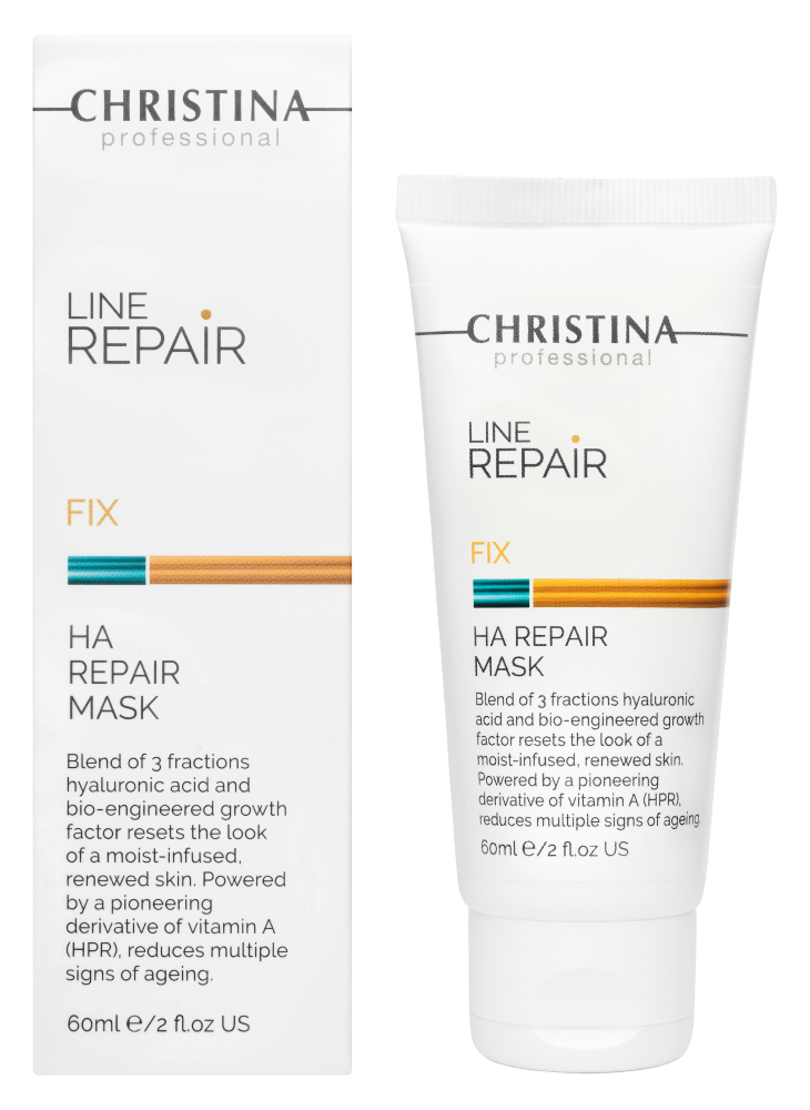 CHRISTINA Line Repair Fix HA Repair Mask - обновляющая маска с ретинолом, 60 мл.