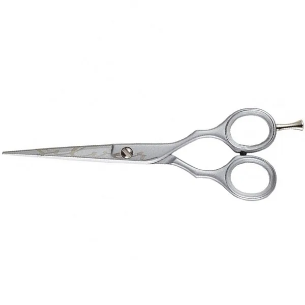 НОЖНИЦЫ ПАРИКМАХЕРСКИЕ - SCISSORS ERGO ANATOMIC - LUXURY SILVER-SILVER