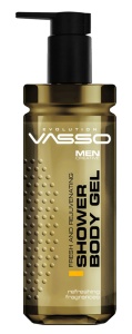 Vasso Body Shower Gel - гель для душа с освежающим ароматом, 370 мл.