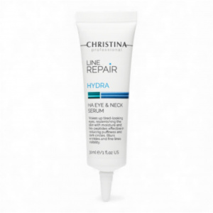 СЫВОРОТКА ДЛЯ КОЖИ ВОКРУГ ГЛАЗ И ШЕИ LINE REPAIR-HYDRA-HA EYE& NECK SERUM С ГИАЛУРОНОВОЙ КИСЛОТОЙ 30 МЛ 
