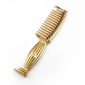LUXURY COLLECTION COMB GOLD - Расческа металлическая Парфенон, Коллекция Люкс, длина 225мм, золотая