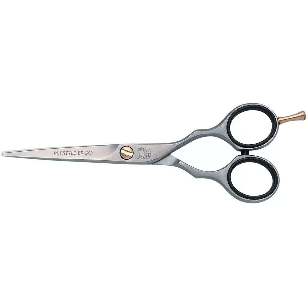 Ножницы рабочие "Pre Style Ergo"- эргономичной формы, одно лезвие с микронасечкой, размер 5,0.