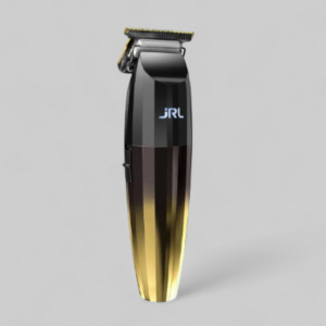 FF 2020T PROFESSIONAL CORDLESS HAIR TRIMMER GOLD-МАШИНКА ДЛЯ СТРИЖКИ ВОЛОС "JRL FRESHFADE 2020T GOLD", ЦВЕТ-ЧЕРНЫЙ С ЗОЛОТОМ - окантовочная, роторный мотор, T-образный, нож 40мм, 7200 об/мин, 2ч работ