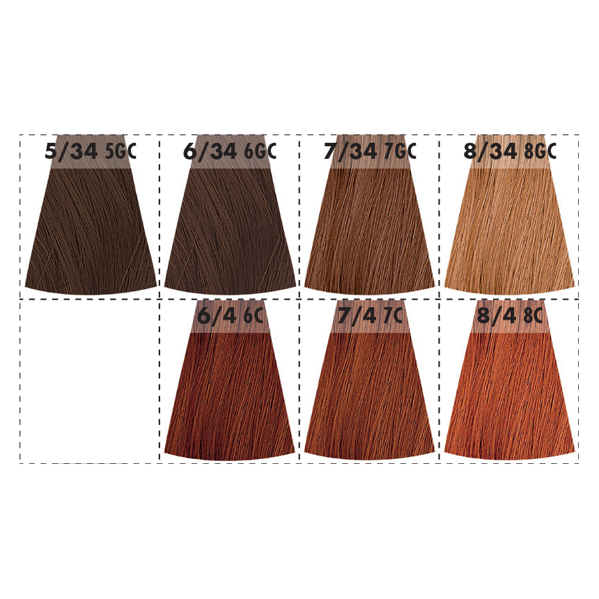 La Biosthetique Tint & Tone Advanced 6/34 - краска для волос, цвет "тёмно-русый золотисто-медный", 90 мл.