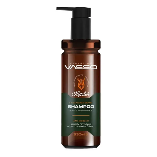 ШАМПУНЬ ДЛЯ БОРОДЫ - VASSO BEARD & MUSTACHE SHAMPOO,260 мл