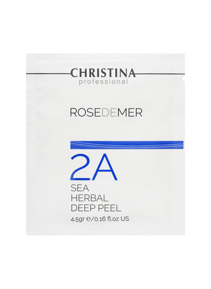 CHRISTINA Rose de Mer Sea Herbal Deep Peel kit - набор для пилинга (20 саше порошка + 2 активатора), kit