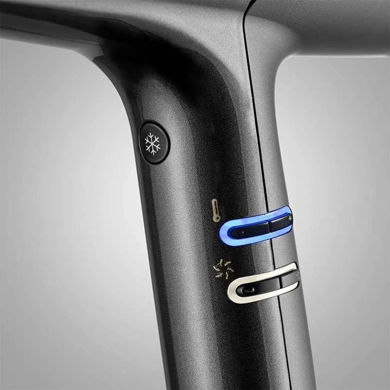 BaBylissPRO Falco Grey & Gold - фен для волос, 2000 Вт.