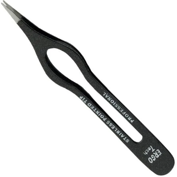 Пинцет косметологический - ERGO TECH TWEEZERS SS STEEL