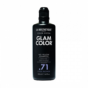 Glam Color No Yellow Shampoo - Шампунь для нейтрализации желтизны, цвет .71 "Холодный блонд", 500мл.
