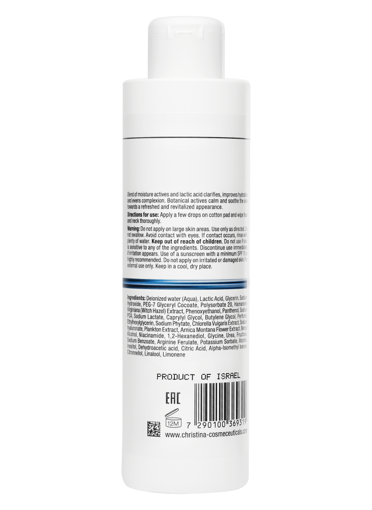 CHRISTINA Line Repair Hydra Lactic Active Toner - активный тоник с молочной кислотой, 300 мл.