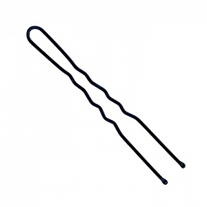 Шпильки волнообразные, 7,5см, цвет черный, 500гр.