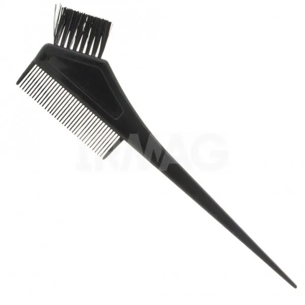 TINTING BRUSH + COMB BLACK - Кисточка для окрашивания