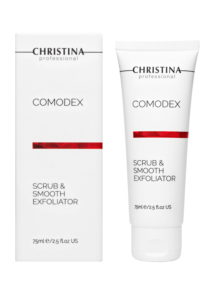 CHRISTINA Comodex Scrub & Smooth Exfoliator - выравнивающий скраб-эксфолиатор, 75 мл.