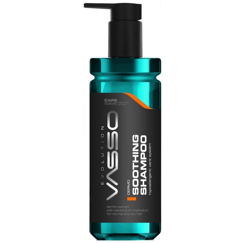 Vasso Soothing Hair Shampoo - шампунь с успокаивающим эффектом, 370 мл. 