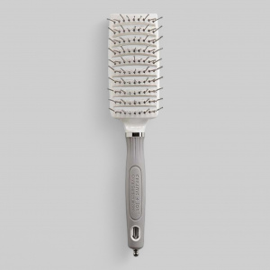 Olivia Garden Ceramic + Ion Turbo Vent Pro Shaper - массажная щетка серая, 24 см.