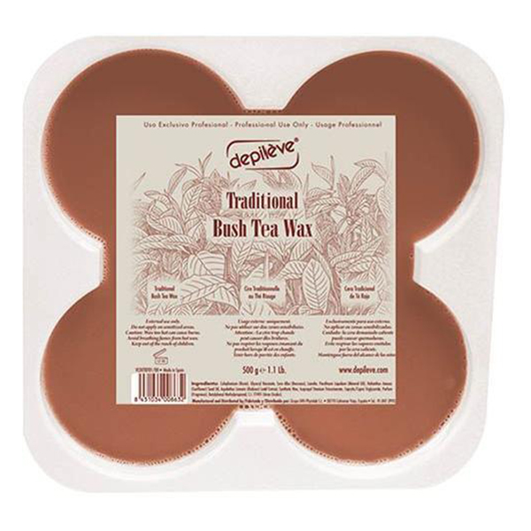 DEPILEVE TRADITIONAL BUSH TEA WAX 500 G - Воск косметологический