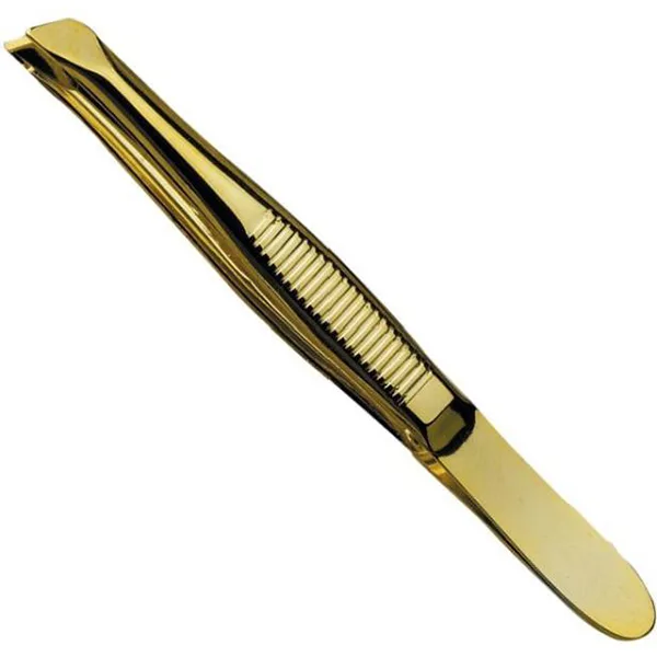 ПИНЦЕТ КОСМЕТОЛОГИЧЕСКИЙ - TWEEZERS - GOLD