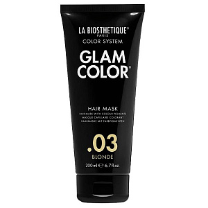 Тонирующая маска Glam Color Hair Mask .03 -  уменьшает выраженность нежелательных оттенков на волосах, усиливает оттенок волос цвета блонд с гарантированной нейтрализацией цвета, придавая волосам яркое сияние, цвет "Блонд", 200мл.