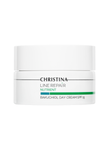 CHRISTINA Line Repair Nutrient Bakuchiol Day Cream SPF 15 - дневной крем с бакучиолом SPF 15, 50 мл.
