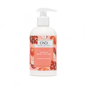 ЛОСЬОН УВЛАЖНЯЮЩИЙ ДЛЯ РУК И ТЕЛА - CND SCENT MANGO & COCONUT LTN 8.3OZ/245ML