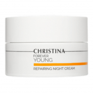 НОЧНОЙ КРЕМ ДЛЯ ЛИЦА FOREVER YOUNG REPAIRING NIGHT CREAM С МАСЛАМИ ШИ, ОЛИВЫ И АВОКАДО 50 МЛ 