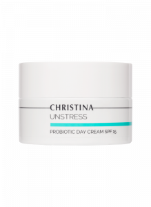 CHRISTINA Unstress Probiotic Day Cream SPF 15 - дневной крем с пробиотическим действием SPF 15, 50 мл.