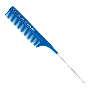 Расчёска "KIEPE 561" металлический хвостик, с антибактериальным покрытием.