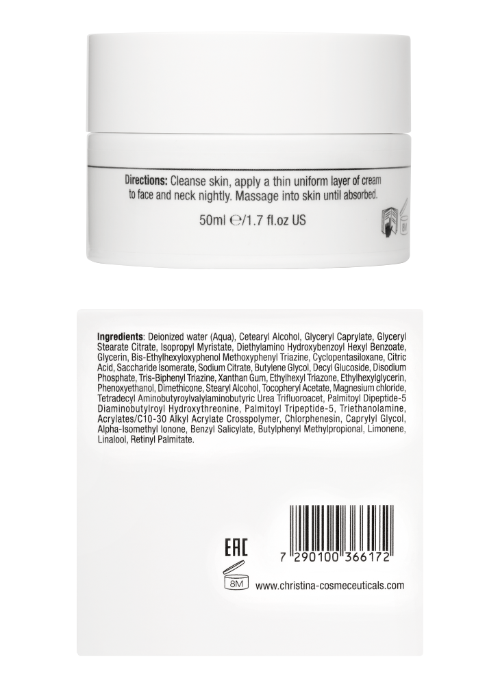 CHRISTINA Forever Young Hydra Protective Day Cream SPF 25 - дневной гидрозащитный крем SPF 25, 50 мл.