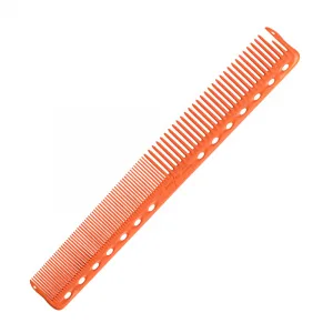 TAIL COMB (HARD TYPE) ORANGE- Расческа для стрижки, комб, c редкими зубьями, твердый пластик, д