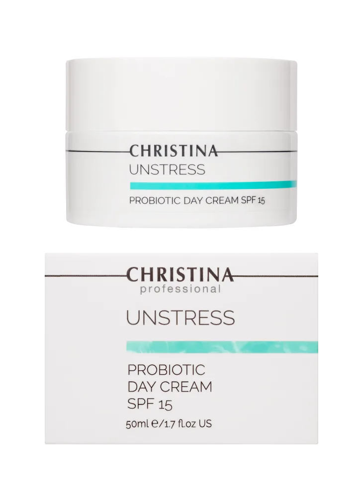 UNSTRESS PROBIOTIC DAY CREAM-ДНЕВНОЙ КРЕМ ДЛЯ ЛИЦА С ПРОБИОТИЧЕСКИМ ДЕЙСТВИЕМ, ЛИНИЯ UNSTRESS