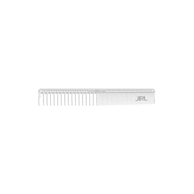 JRL CUTTING COMB 7.3", WHITE- JRL ПАРИКМАХЕРСКАЯ РАСЧЕСКА ДЛЯ СТРИЖКИ 7.3", ЦВЕТ БЕЛЫЙ